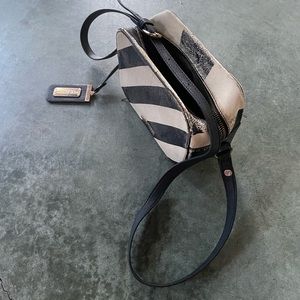 Used Steve Madden Black n White Crossbody Bag from 2016